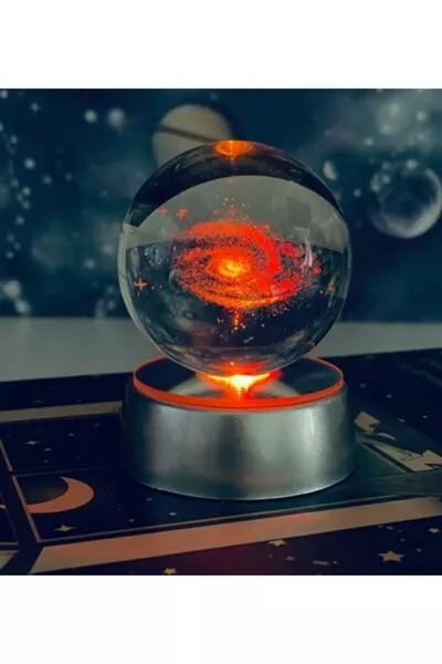 Светещ стъклен глобус Млечен път