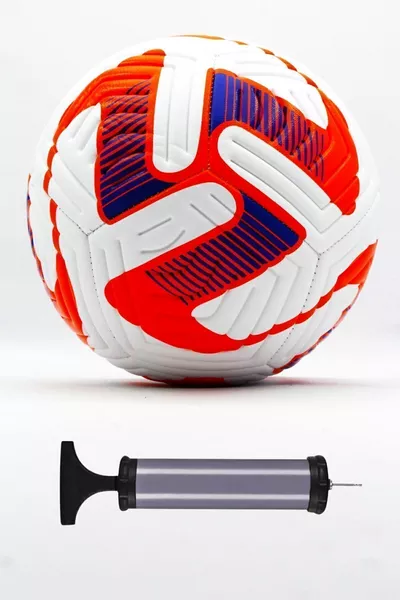 Football Ball Stitched, Hard Ground and Turf, Includes Pump as Gift