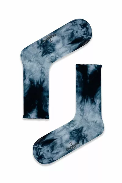 صندوق مجموعة تصميم جوارب ملونة بخمس قطع