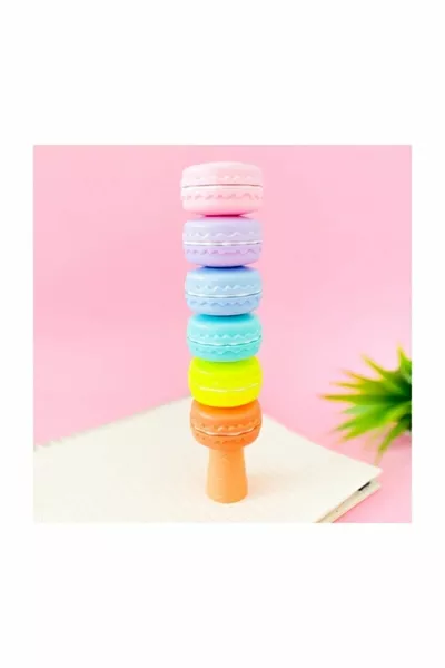 Макарон флуоресцентные карандаши 6 цветов