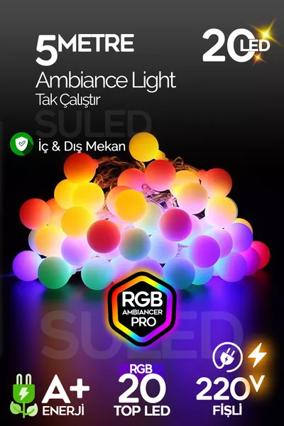 RGB 5 метров, топлэд,  светодиодов,  В, с вилкой, включи и используй, декоративная подсветка для внутреннего и наружного освещения