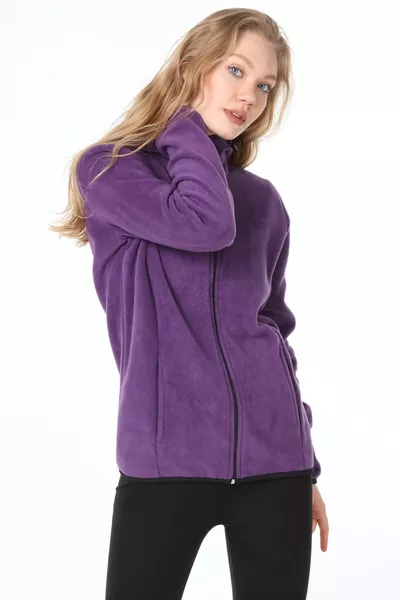 Women's Hoodie Zip-Up Fleece Sweatshirt