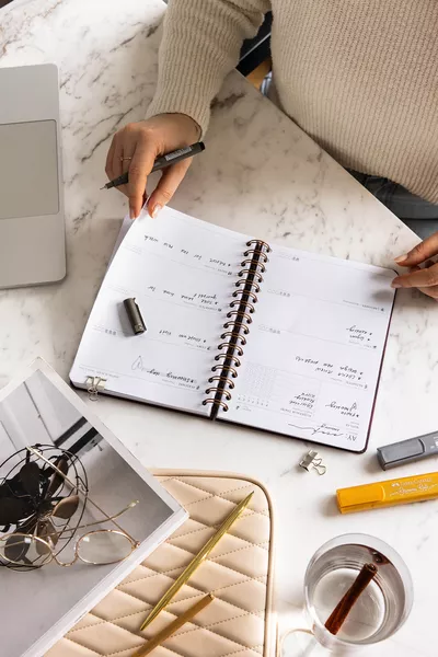  Спирален Блокнот с Безсрочно Планиране Галактика - 