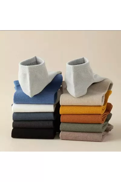  Pairs Economic Package Unisex Ankle Socks Set
