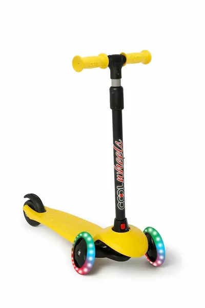 Children's Scooter with 3 Wheels and Star Lights