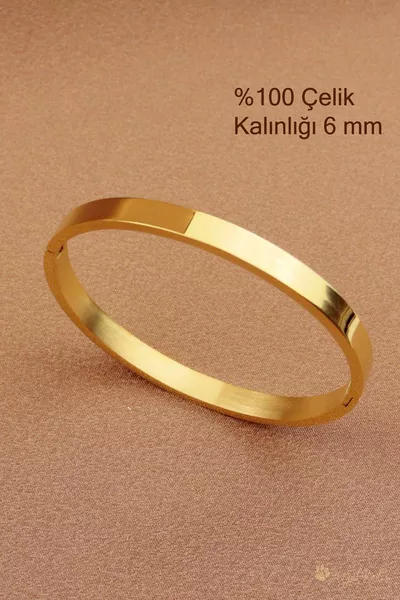 مشبك فولاذي - سوار مشبك فولاذي بسيط وسلس بسماكة 0.6 مم