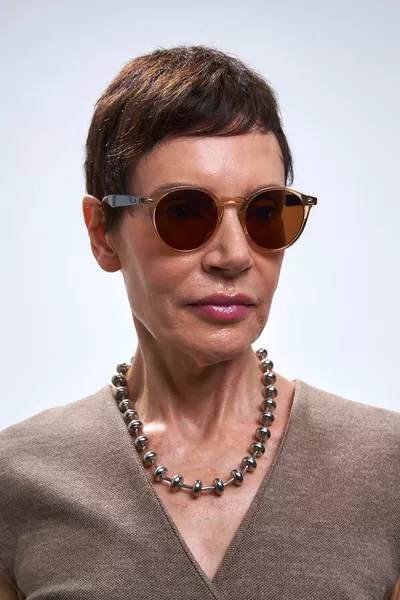 نظارة شمسية بادن بني عاري