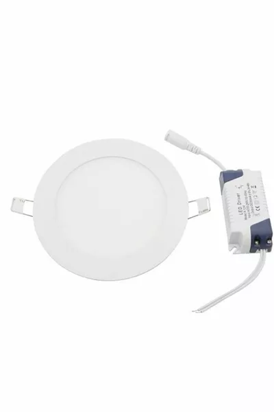 9W Recessed Panel Slim Spot with Transformer, White Light, Inner Diameter cm, Outer Diameter cm