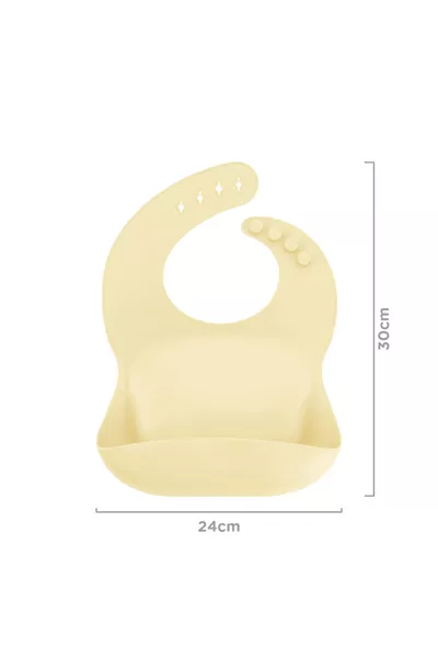 Bavetta per Alimenti in Silicone Base Mellow Yellow