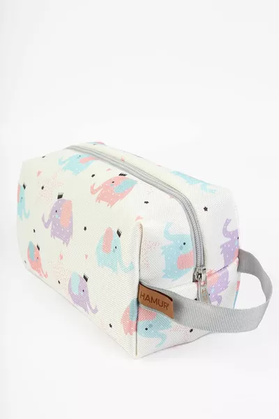 Dirty Clean Wet Organizer Bag Elephant Baby Kids Clothes Laundry Mom Makeup Bag