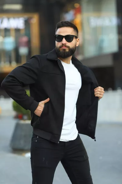 سترة رجالية موسمية جديدة بأزرار بولو