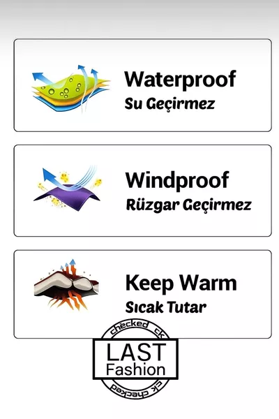 New Season Black Coat Water and Windproof