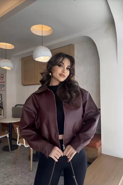 Giacca in pelle donna nuova collezione