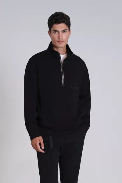 سويت شيرت رجالي من هووي باللون الأسود