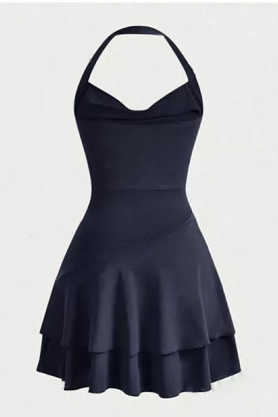 فستان ميني بحمالات 