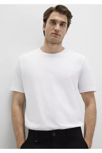 Белая базовая футболка Slim Fit / Узкий крой 