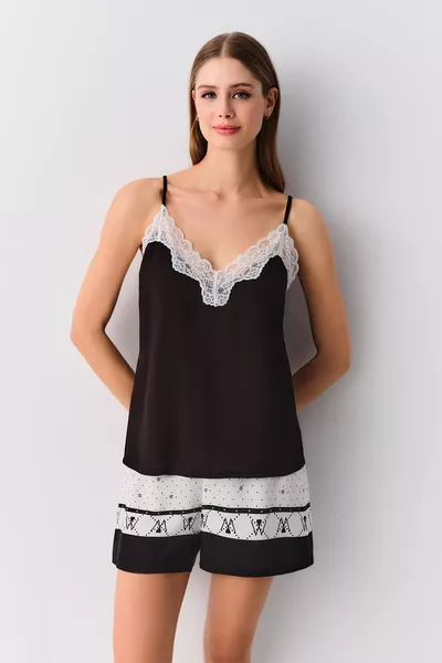 Monogram Shorts Pajama Set