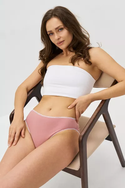 Ensemble de 7 culottes bikini pour femmes en coton |  % coton 5 % élasthanne – Doux et extensible
