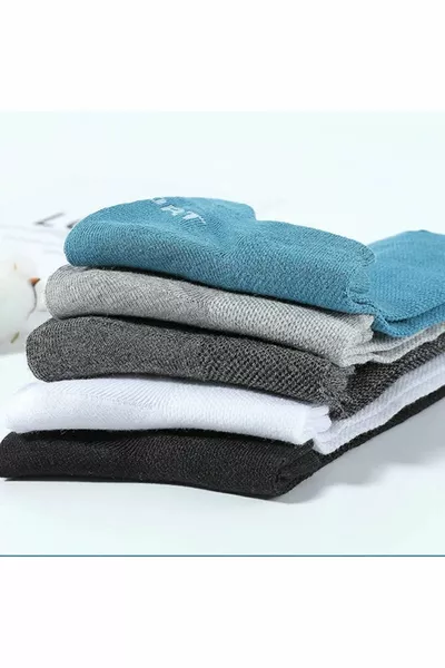  paires de chaussettes de sport pour hommes en coton de haute qualité