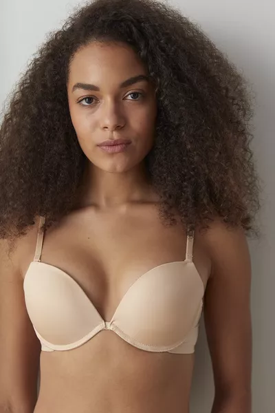Wowbra Beige Push Up Bra