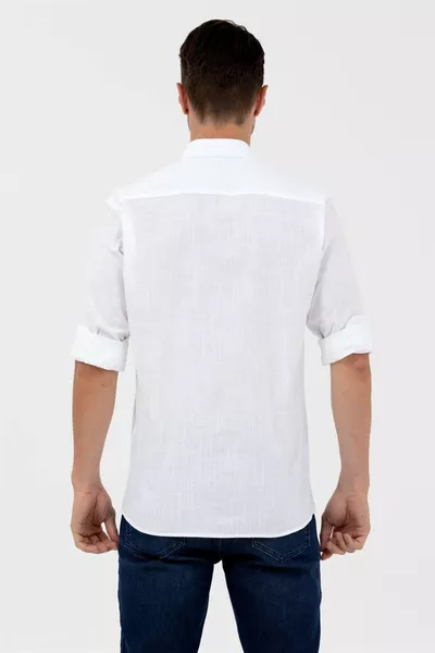 قميص رجالي يوكول من القطن من يو إس بولو أسن ي 