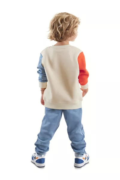 Dinosaur Boys' Colorful Tracksuit Set
