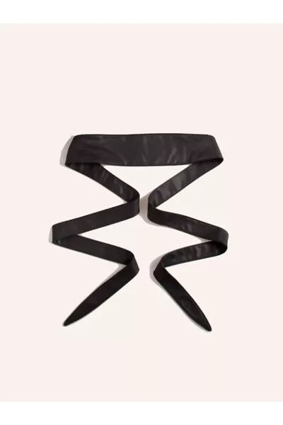 Leather Belt with Buckle