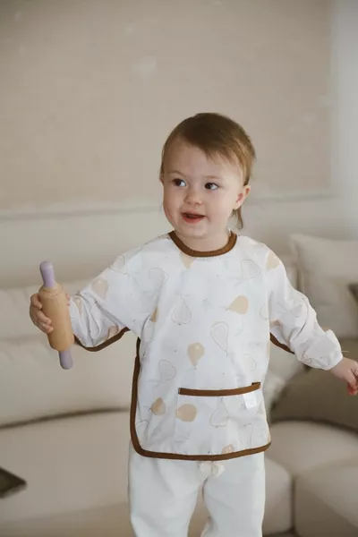 مئزر نشاط بأكمام طويلة مقاوم للسوائل (AY)