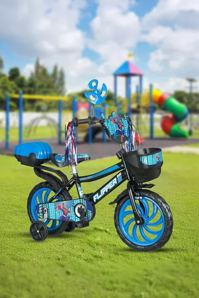 دراجة أطفال زرقاء للصبي، عجلة، الموسم الجديد