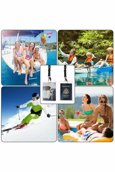 غطاء جواز سفر مقاوم للماء بكبّاس وحلقة لجميع الدول لمنع فقدان جواز السفر