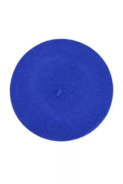 French Painter Australian Wool Felt Beanie Sax Blue