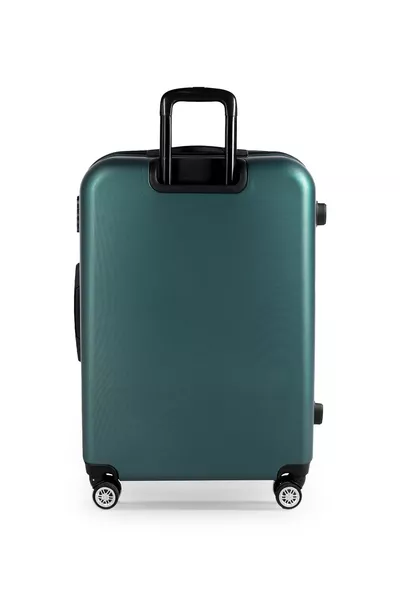 Elmas Model Haki Renk Büyük Boy Valiz