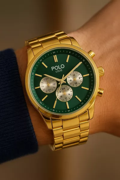 Montre-bracelet en métal de luxe pour hommes, sportive