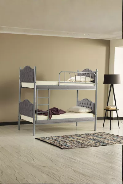 سرير متعدد الطوابق معدني مزدوج من ميزيس
