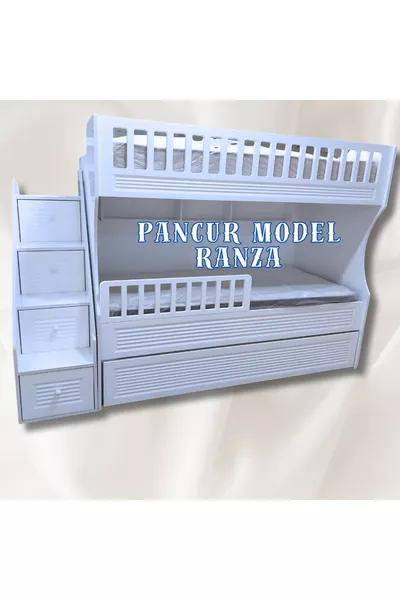 Детская двухъярусная кровать модели Pancur