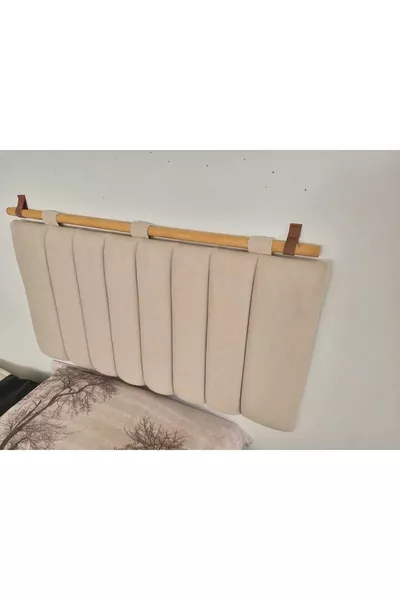 Bed Headboard, Lotus Headboard Cream, Double Bed Base Headboard with Size Options