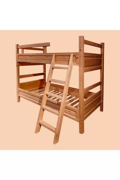 Massief Houten Stapelbed