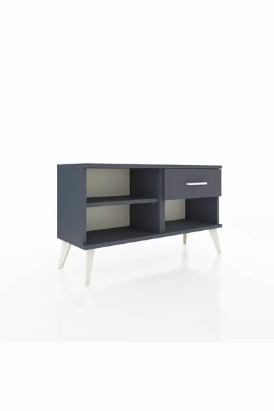 Комод Arges с одной полкой и одним ящиком, антрацит-антрацит