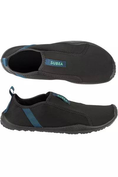 Subea Adult Water Shoes - Black - Aquashoes 