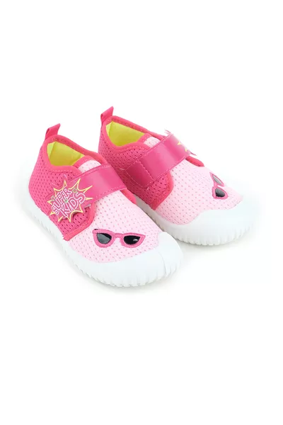 Summer Linen Girls' Adjustable Shoes