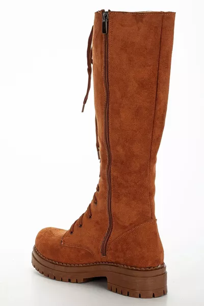 Schoenenlaars Lange Laarzen Tot Op de Scheen