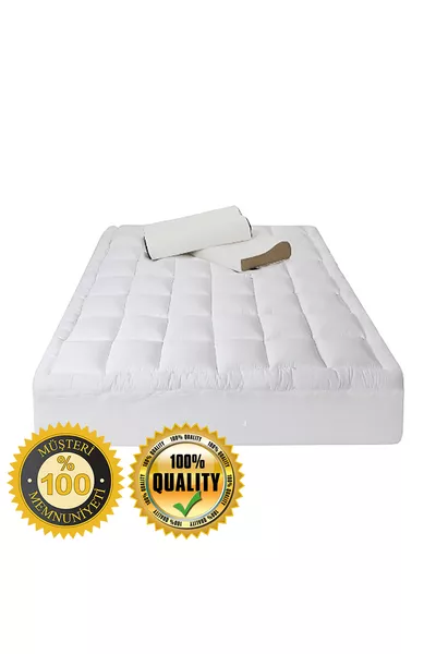 Materassino Salva Letto Materasso Cuscino Materasso Micro Cotone Puff Con Fodera Per Cuscino In Omaggio