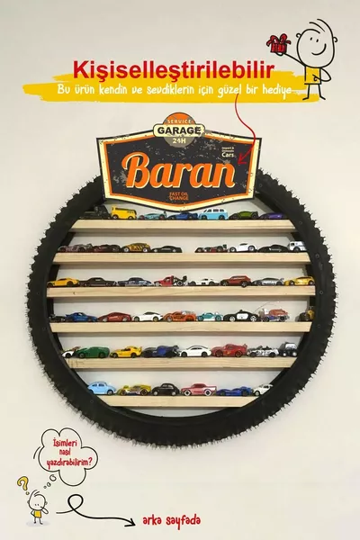 رف السيارة بعجلات، رف السيارة بعجلات باسم شخصي