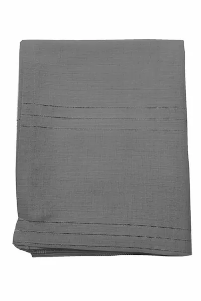 Linen Striped Tablecloth Antique Smoke