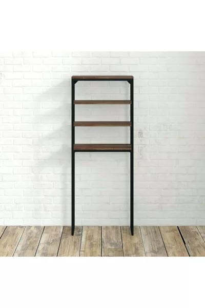 رف وخزانة منظم فوق المرحاض