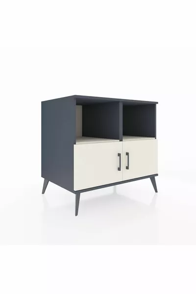 Kronos Şifonyer 2 Raflı 2 Kapaklı  Antrasit-Aytaşı