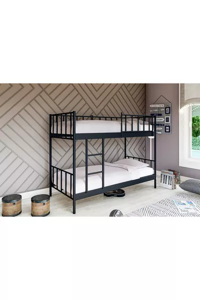 AYRILABİLİR ÇİFTLİ RANZA, SİYAH, GM 