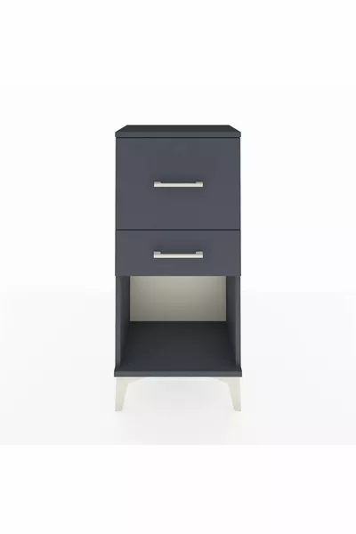 أرجس كومودين 2 درج أنثراسيت-أنثراسيت