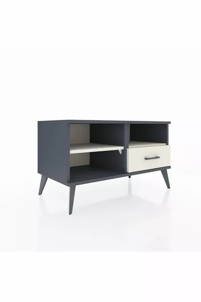 Hyperion Şifonyer 2 Raflı Tek Çekmeceli  Antrasit-Aytaşı