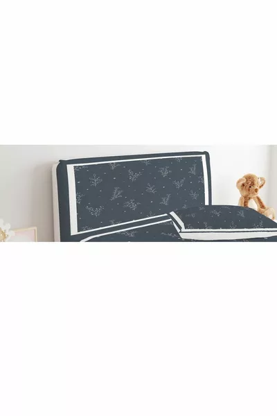 Baza Başlık Kılıfı Şeritli Yaprak Dalları